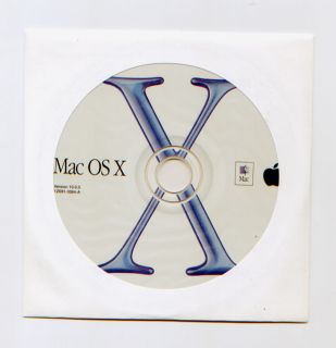 MAC OS X Operating System Apple 1Z691 3064 A Disc Disk Install Media