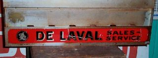 Vintage de Laval Display Rack Farm Sign Cream Separator