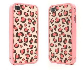 Pink Leopard Disney 86Hero Ero Travel Hard Case Back Cover for iPhone