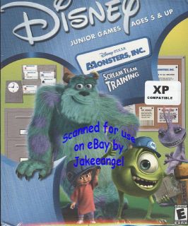Disney PC Mac Monsters Inc Scream Team Training New Box 044702012787