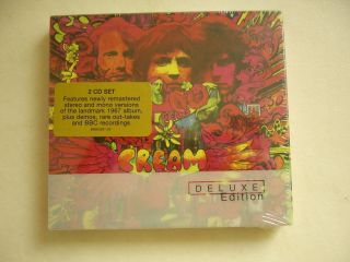 CREAM Disraeli Gears Deluxe Edition 2 CD Set NEW Eric Clapton