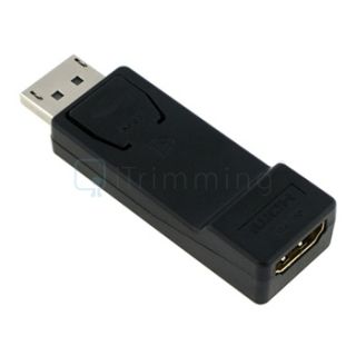DisplayPort Male DP To HDMI Female Adapter Converter 1080p M/F