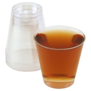 2oz Plastic Liquor Shot Glasses Pack of 50 Cups Disposable Barware