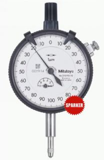 New Mitutoyo 2109s 10 Micron Dial Indicator 0 1mm 0 001