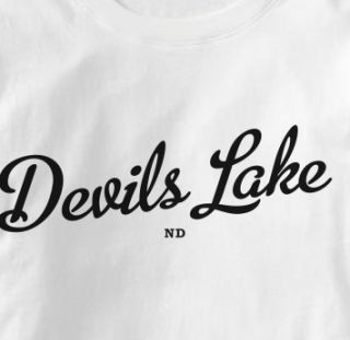Devils Lake North Dakota ND Metro Souvenir T Shirt XL