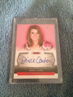 TNA Cross The Line Dixie Carter Autographed Collector Card