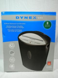 Dynex DX PS08DC09 Diamond Cut Paper Shredder CD Disc Shredder