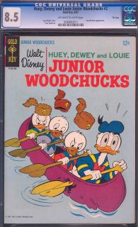 Huey Dewey Louie Junior Woodchucks 2 File Copy CGC 8 5