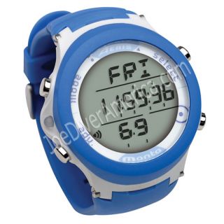 Click here for large image of a blue Manta Dive Computer Watch