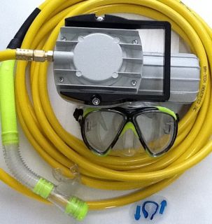 12v Electric Hookah Diving Complete Kit  boat gold dredge
