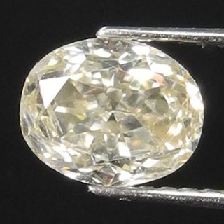 65cts Light Champagne Oval Natural Loose Diamond