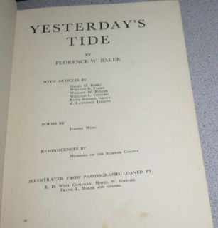 Very RARE Cape Cod South Yarmouth Barnstable Co Massachusetts MA Book