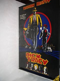Vintage Dick Tracy Movie Poster Warren Beatty Madonna