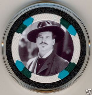 Tombstone Doc Holliday Poker Chip Card Cover Guard