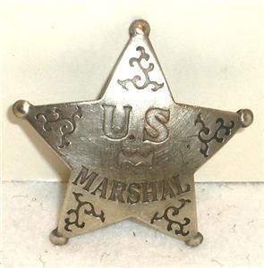 US Marshal Obsolete Police Badge Ranger Sheriff Deputy
