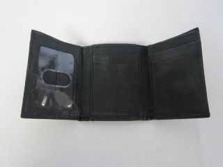 Dockers Trifold Black Leather Mens Wallet