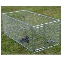 Large Chain Link 4x10x5 Dog Kennel Pet Pen Fence Outdoor New Free