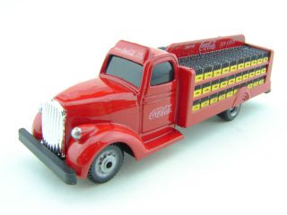 1938 Coca Cola Bottle Delivery Truck Red Diecast Model 1 87 HO Scale