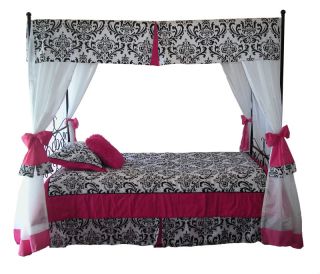 Pink Canopy Bedding Princess Dog Bed Canopy Bed Girls Furniture Small