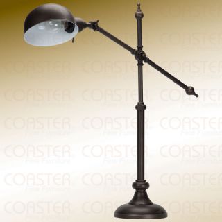 Modern Table Desk Lamp Bronze Finish Adjustable Arm New