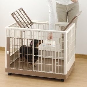  830 PET DOG PUPPY SMALL PLASTIC TRAINING KENNEL PEN CAGE CRATE R94604
