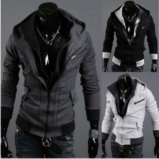 New Assassins Creed Desmond Miles Cosplay Costume Hoodie Coat Jacket