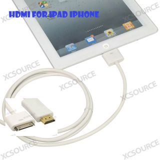 Digital AV Connector to HDMI Adapter Cable For Ipod Touch iPad 2 3