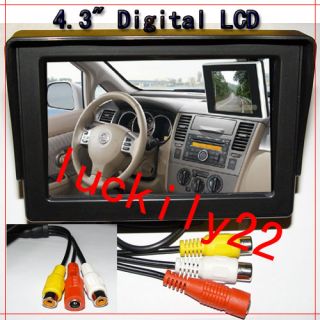 tft lcd digital car rearview camera monitor dvd
