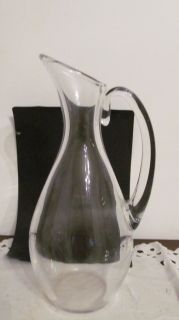 BACCARAT   ART GLASS   CRISTAL CLEAR DOM PERIGNON WATER PITCHER.