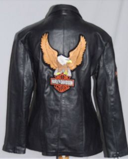 Best Harley Davidson Ladies Leather Jacket SM B 36