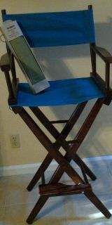 Pre Owned Pier 1 Directors Chair Barstool Tall