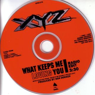 XYZ What Keeps Me Loving You Edit Promo CD Don Dokken