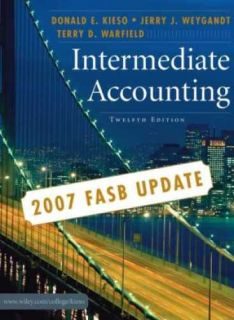 Intermediate Accounting by Donald E. Kieso, Jerry J.