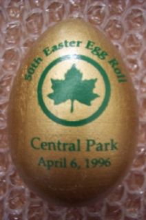 Gold 1996 50th White House Easter Egg Roll Central Park