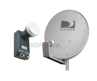 DirecTV 18 Full Satellite Dish Kit w Dual LNB 18 inch Antenna LNBF