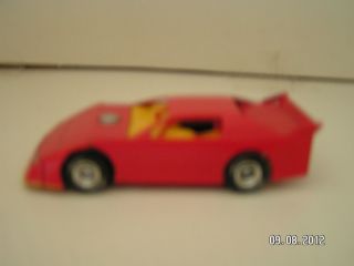 64 Red Blank Dirt Late Model Race Car Diecast