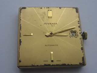 JUVENIA MFG 1015 17J WRISTWATCH DIAL & MOVEMENTS PARTS