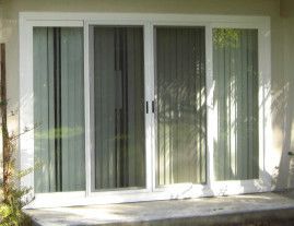  Glass 4 Panel Sliding Patio Door