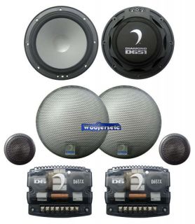 D651S Diamond Audio 5 25 Component Speakers System