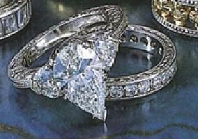  85 cttw Diamond Hand Made Engraved Platinum 3 0 Diamond Center