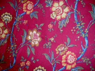 Waverly Fabric Mandalay Crimson (Discontinued)   Sold in One (1) Yard