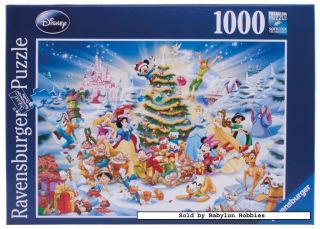  1000 pieces jigsaw puzzle Disney   Christmas with Disney (192875