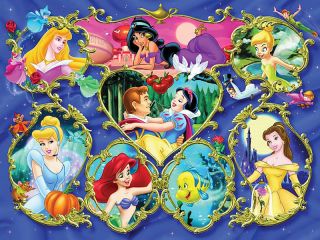 Disney Princesses Cross Stitch Large Pattern PDF No 014