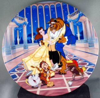 Disney Loves First Dance Collector Plate Beauty and The Beast Series