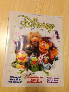 Disney News Summer 1991 Hensons Muppet Vision 3D Debuts at Walt Disney