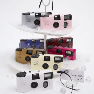 12 Single Use Wedding Day Disposable Cameras 11 Colors