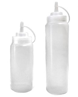 16oz 24oz Plastic Squeeze Sauce Bottle Dispenser w Cap