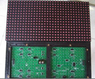 DIY LED Display Board Sign Dot Matrix Programmable 64cm Length Kit Red
