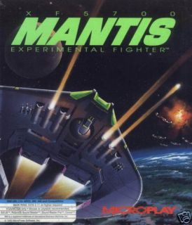 XF5700 MANTIS   EXPERIMENTAL FIGHTER DOS PC GAME BOXED
