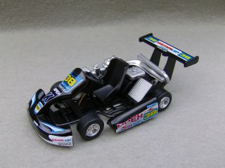  Turbo Go Kart Racing Ed Diecast Model Black 1 18